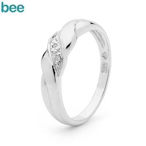 Image of Bee Jewelry Astelia 9 kt hvidguld Fingerring blank, model W21850